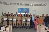 Câmara de Porto Nacional homenageia militares da Companhia independente da Policia Militar (CIPM) de Luzimangues 