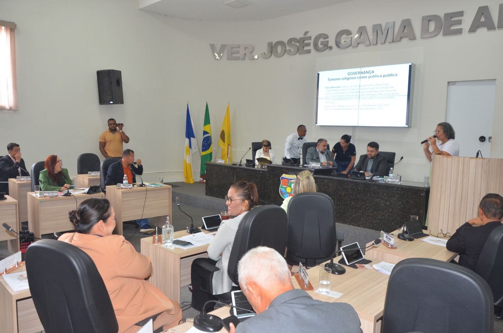 Câmara de Porto Nacional realiza 13ª Sessão Ordinária e recebe apresentação do Projeto Viva Padre Luso