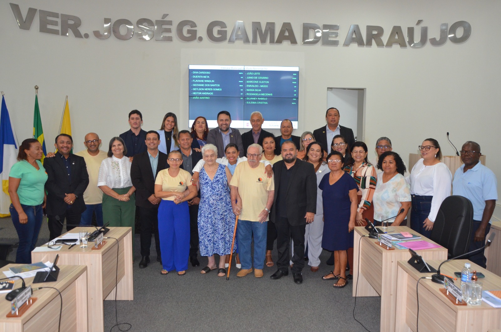 Câmara de Porto Nacional recebe diretoria da COMSAÚDE em sessão que destaca os 56 anos da entidade no Tocantins 