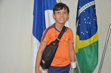 Aluno, Guilherme Santos Barbosa, do 2° ano