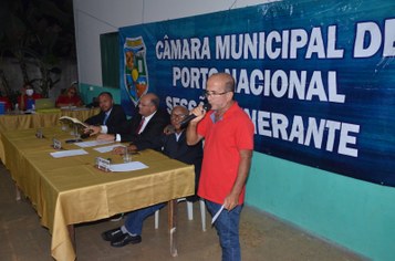 Presidente da Associação dos Moradores do Distrito de Escola Brasil e região, Ângelo Máximo “Anjinho”