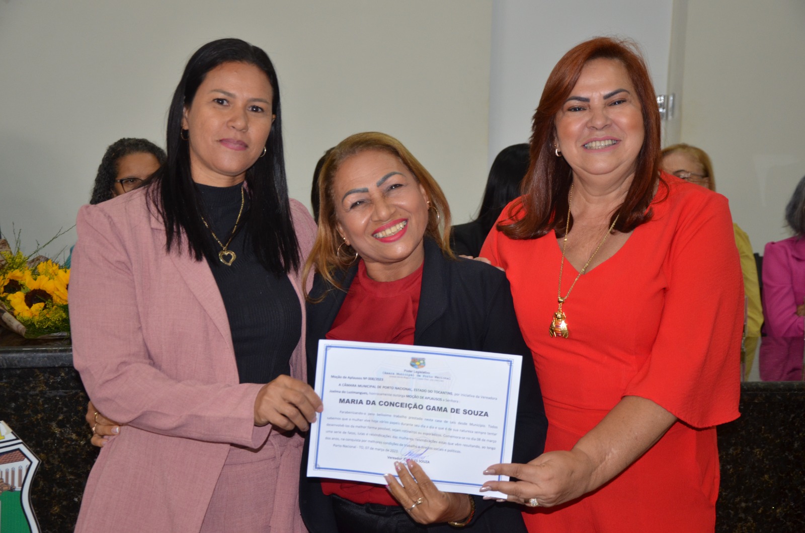 Sessão Solene marca a comemoração do Dia Internacional da Mulher na Câmara Municipal de Porto Nacional