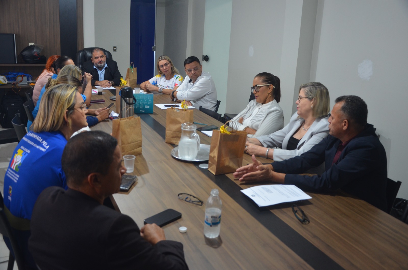 Secretária de Saúde se reúne com vereadores na Câmara e atualiza demandas da sede e Luzimangues